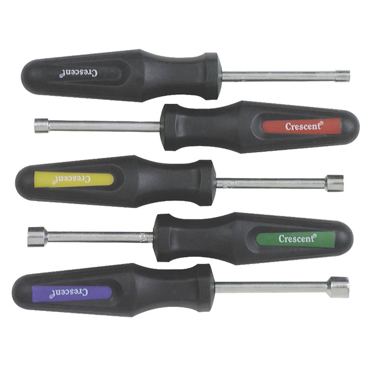 Crescent CND5SAE Hollow Shaft Nutdriver Set, 5 Pieces