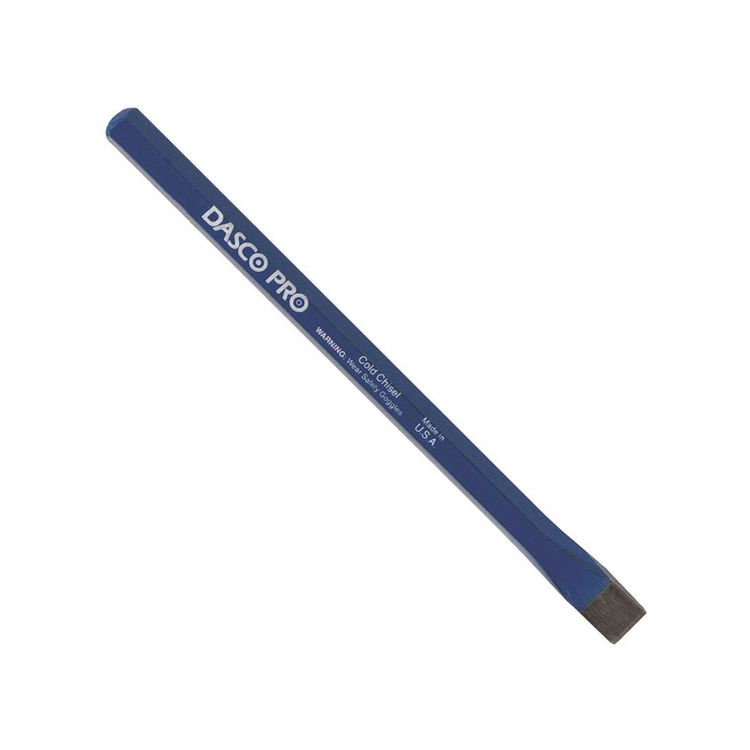 Dasco 406-0 Cold Chisel, 5/8" Tip, 6-3/4" Overall Length, High Carbon Steel