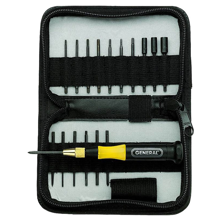 General Tools 63518 Precision Ultratech ScreWoodriver Set, 18 Pieces