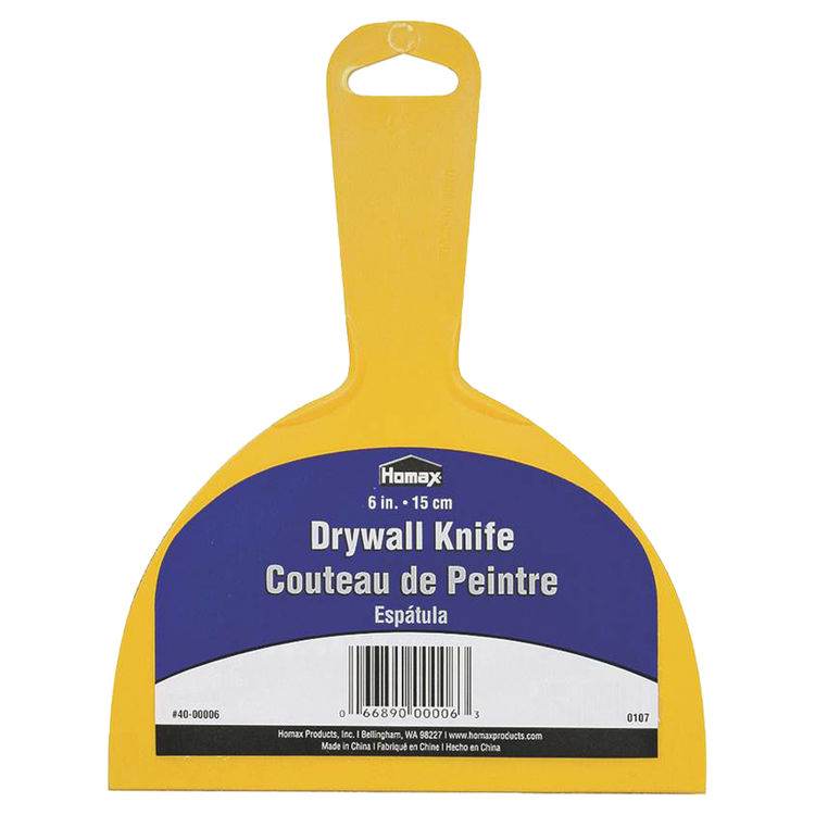 HOMAX 40-00006 KNIFE DRYWALL 6 IN HD PLASTIC