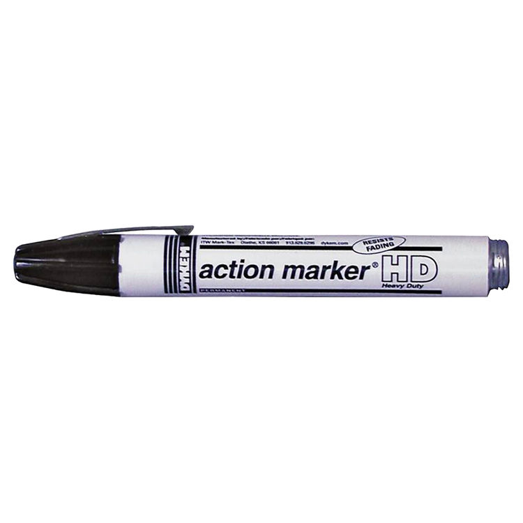 Dymon Tuff Guy 44203 General Purpose Heavy Duty Permanent Marker, Black, Medium Felt