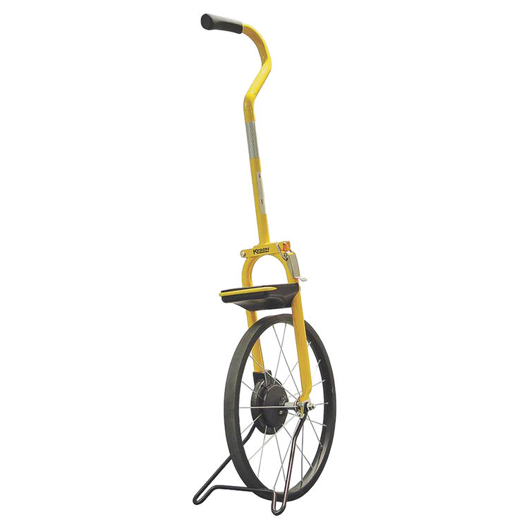 Road Runner Professional Electronic Measuring Wheel, 99999 ft, 15-1/2" Dia, 4 ft Circumference
