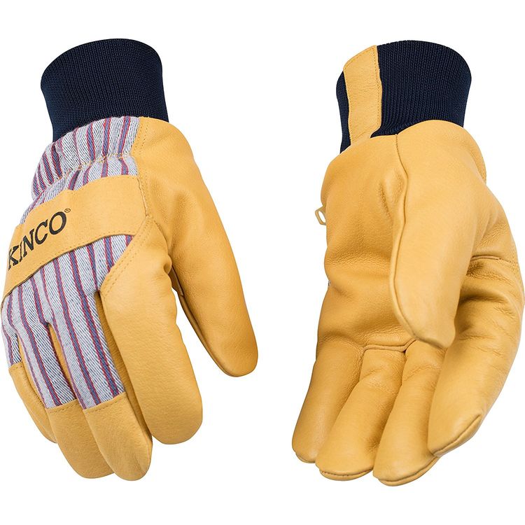 Kinco 1927KW-L Large Lined Grain Pigskin Leather Palm Gloves