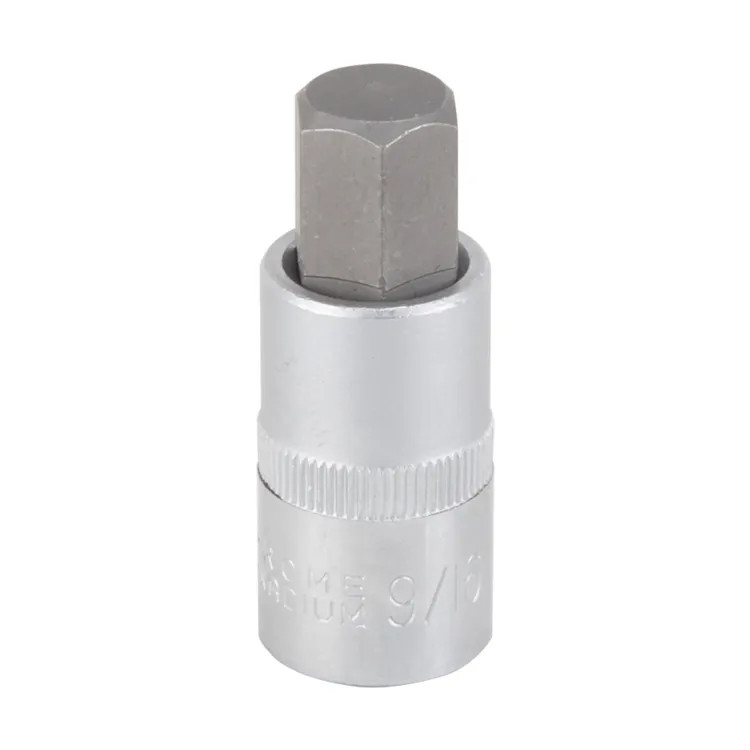 Mintcraft 3506012213 Hex Bit Socket, 1/2" Drive, 9/16"