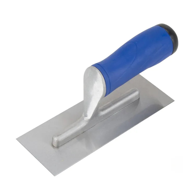 Vulcan 7-1/2" x 3''  Right Angle End Cement Trowel with Plastic Handle - 36105 