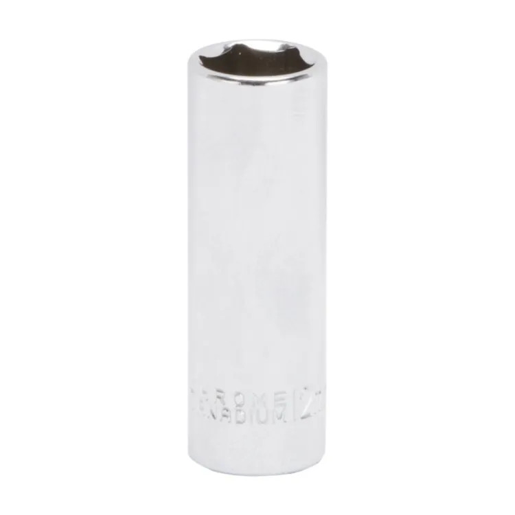 Vulcan 12mm 6-Point Socket with 1/4" Drive Size, Chrome Vanadium Steel - MT6487810 