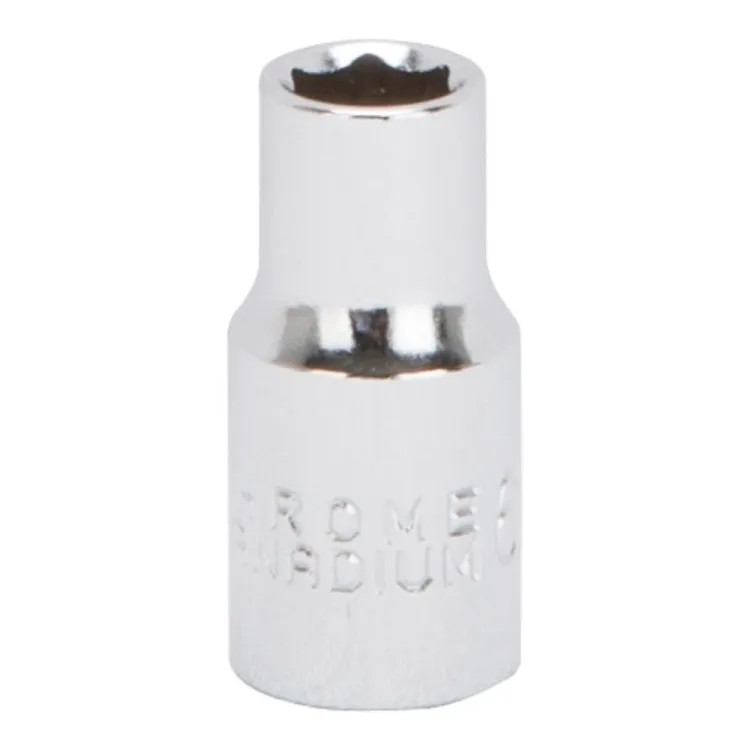 Vulcan 6mm 6-Point Socket with 1/4" Drive Size, Chrome Vanadium Steel - MT6488936 