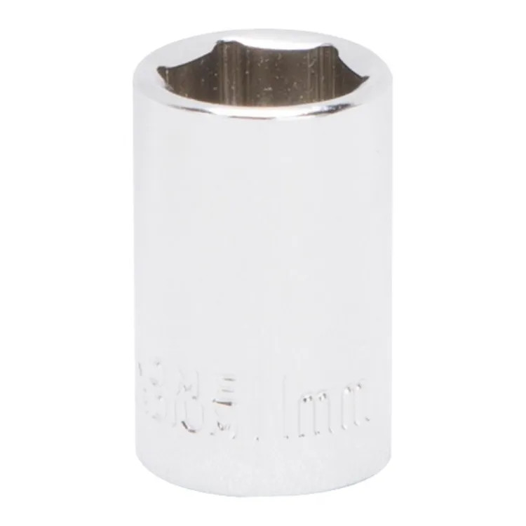 Vulcan 11mm 6-Point Socket with 1/4" Drive Size, Chrome Vanadium Steel - MT6490221 