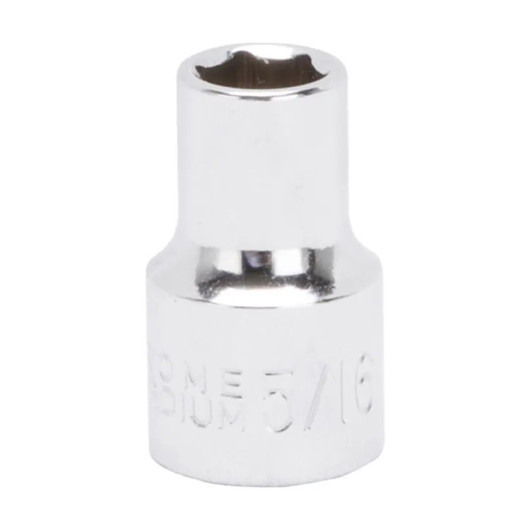 Vulcan 5/16" 6-Point Socket with 3/8" Drive Size, Chrome Vanadium Steel - MT6493341 