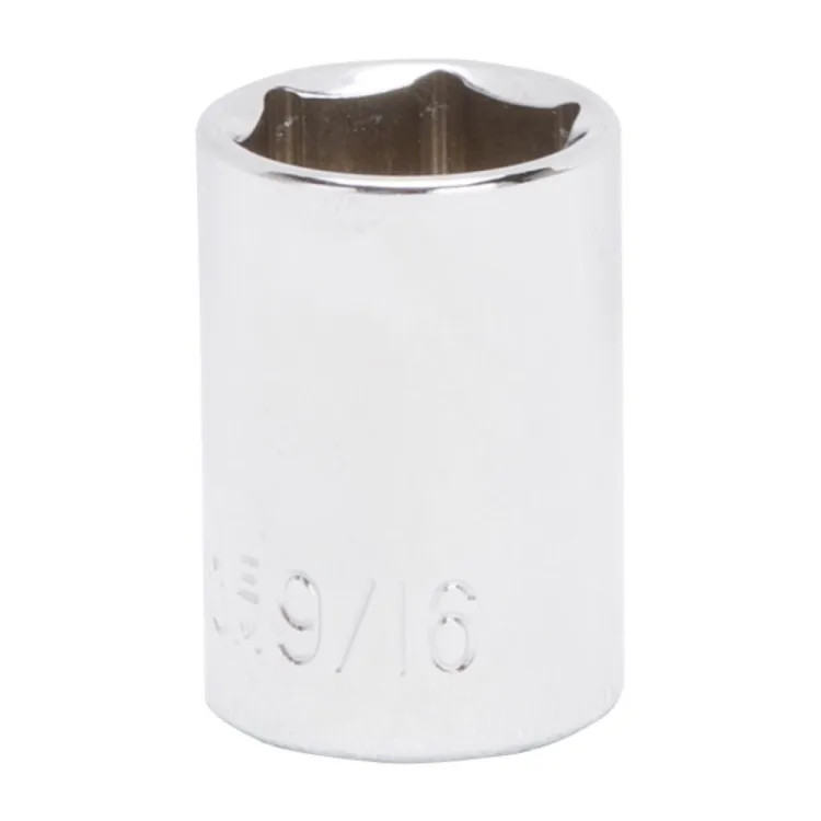 Vulcan 9/16" 6-Point Socket with 3/8" Drive Size, Chrome Vanadium Steel - MT6494496 