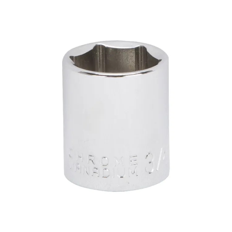 Vulcan 3/4" 6-Point Socket with 3/8" Drive Size, Chrome Vanadium Steel - MT6495329 