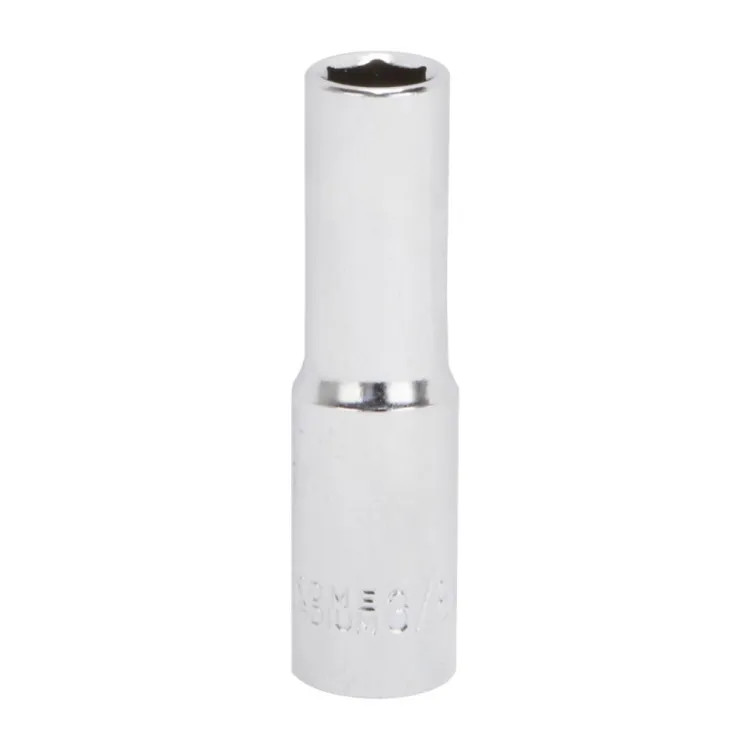 Vulcan 3/8" 6-Point Deep Socket with 3/8" Drive Size, Chrome Vanadium Steel - MT6495576