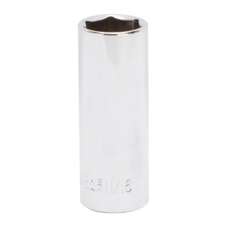 Vulcan 11/16" 6-Point Socket with 3/8" Drive Size, Chrome Vanadium Steel - MT6495774 