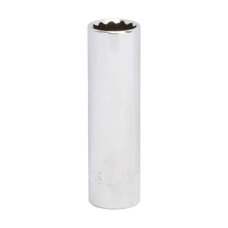 Vulcan 16 mm 12-Point Socket with 1/2" Drive Size, Chrome Vanadium Steel - MT6528977 