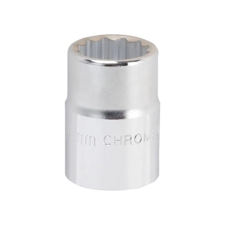 Vulcan 24mm 12-Point Standard Drive Socket with 3/4" Drive Size, Chrome Vanadium Steel - MT-SM6024