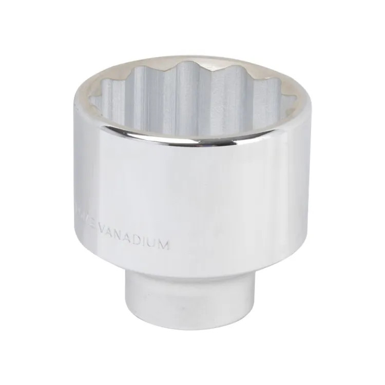 Vulcan 60mm 12-Point Standard Socket with 3/4" Drive Size, Chrome Vanadium Steel - MT-SM6060