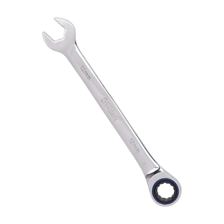 Vulcan 12mm Combination Ratchet Wrench, Metric, Chrome Vanadium Steel - PG12MM