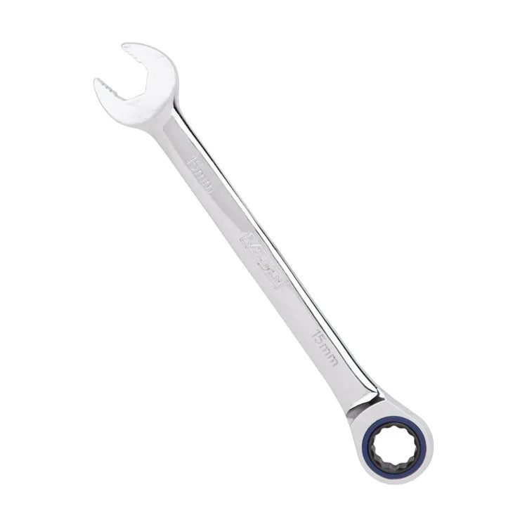 Vulcan Combination Wrench with 15 mm Head, Chrome Vanadium Steel - PG15MM