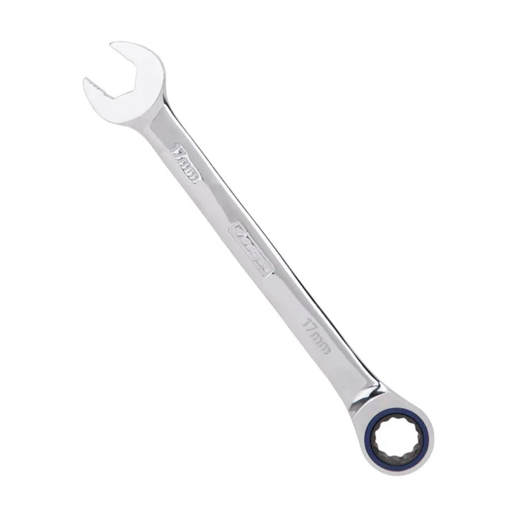 Vulcan Combination Wrench with 17 mm Head, Chrome Vanadium Steel - PG17MM 