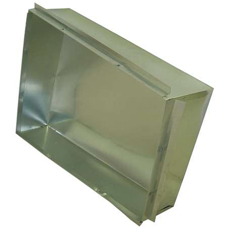 Single Wall Galvanized 20" x 25" Return Air Box