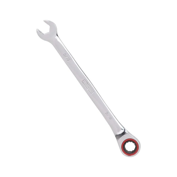 Vulcan 5/16" Combination Ratchet Wrench, SAE, Chrome Vanadium Steel - PG5/16