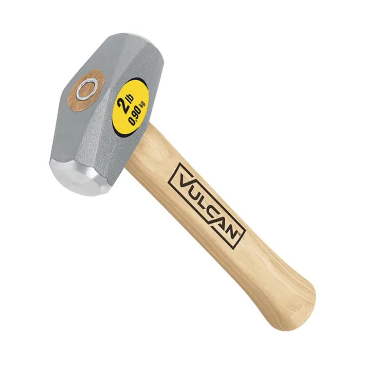 Vulcan Drilling Hammer with 2 lb Forged Milled Steel Head and 10" Hickory Handle - 35418