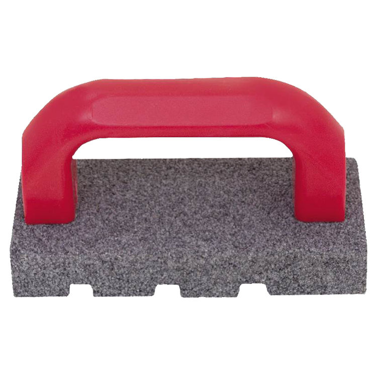 Norton 87800 Fluted Rubbing Brick, 6" x  3" x  1" T