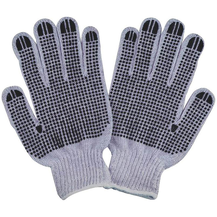 Diamondback FO809PVD2 Gloves, Cotton Knit, White, Natural