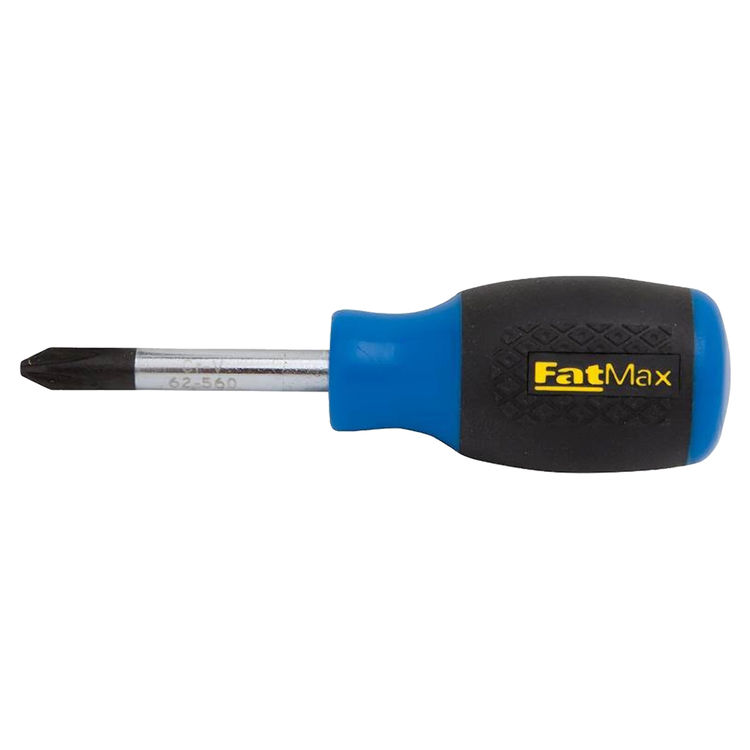 FatMax 62 Series ScreWoodriver, NO 2, Phillips Stubby, 4" Overall Length