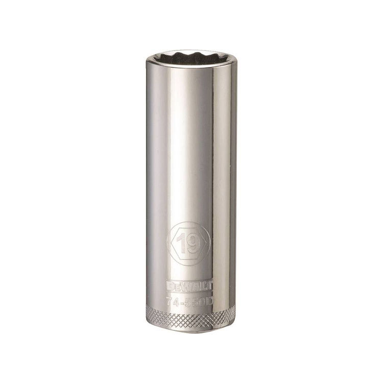 Stanley DWMT74550OSP Socket Deep 1/2Drive 12Pt 19 mm
