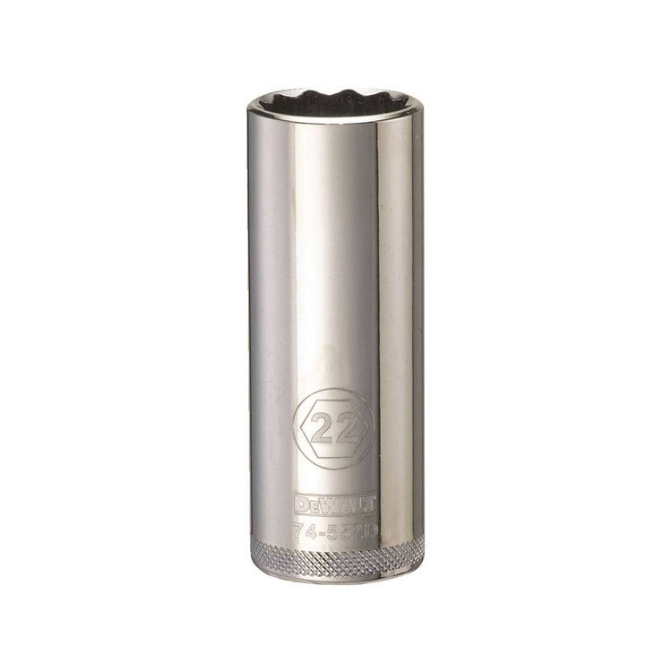 Stanley DWMT74552OSP Socket Deep 1/2Drive 12Pt 22 mm