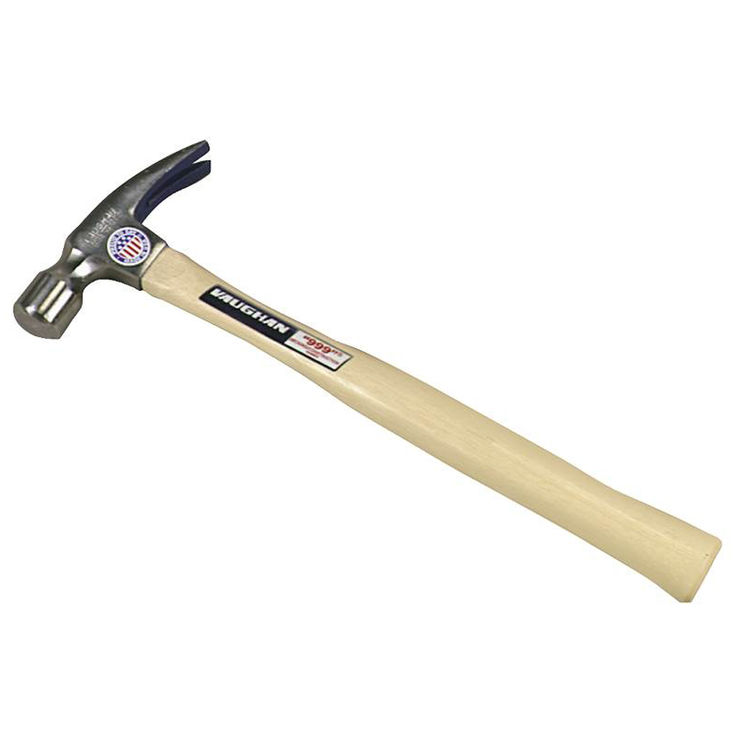 Vaughan & Bushnell 999L Wood Handle Rip Framing Hammer - 20 oz, 1-1/8" x 16", High Carbon Steel