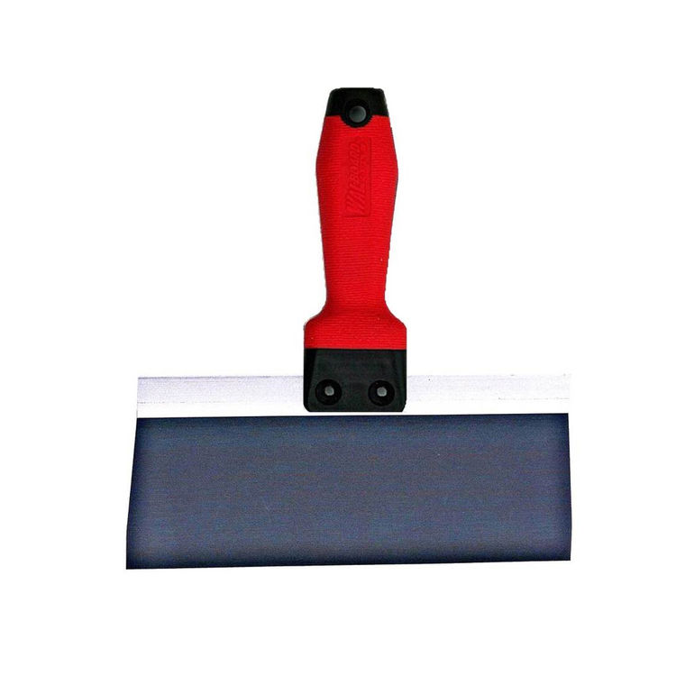 Wallboard 18-028 Taping Knife, 3" x 8", Steel, Tuff Grip, Superior Grip Rubber