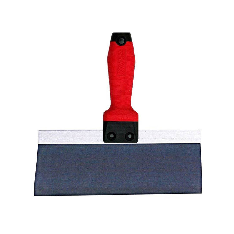 Wallboard 18-030 Taping Knife, 3" x 10", Steel, Tuff Grip, Superior Grip Rubber
