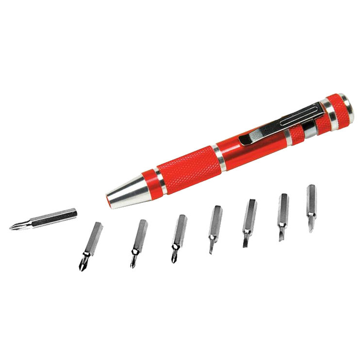 Performance Tool W9147 Precision Pocket ScreWoodriver Set, 9 Pieces