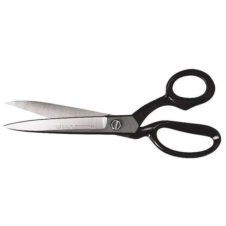 Wiss W20/20N Scissor, 10-3/4" Overall Length, Forged Nickel Plated Blade, Cut Type Shear 4-3/4" Length