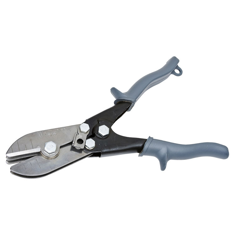 Wiss WC5S 5-Blade Hand Crimper, 1-1/4" x  1-1/4" D Jaw, Cushion Grip
