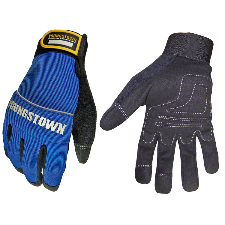 Mechanics Plus 06-3020-60 Breatheable Mechanic Gloves, 2X-Large, Blue