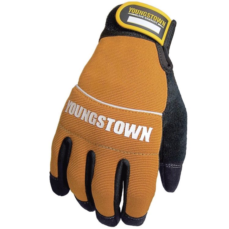 Tradesman Plus 06-3040-70 Protective Gloves, 2X-Large, Nylon, Yellow/Black