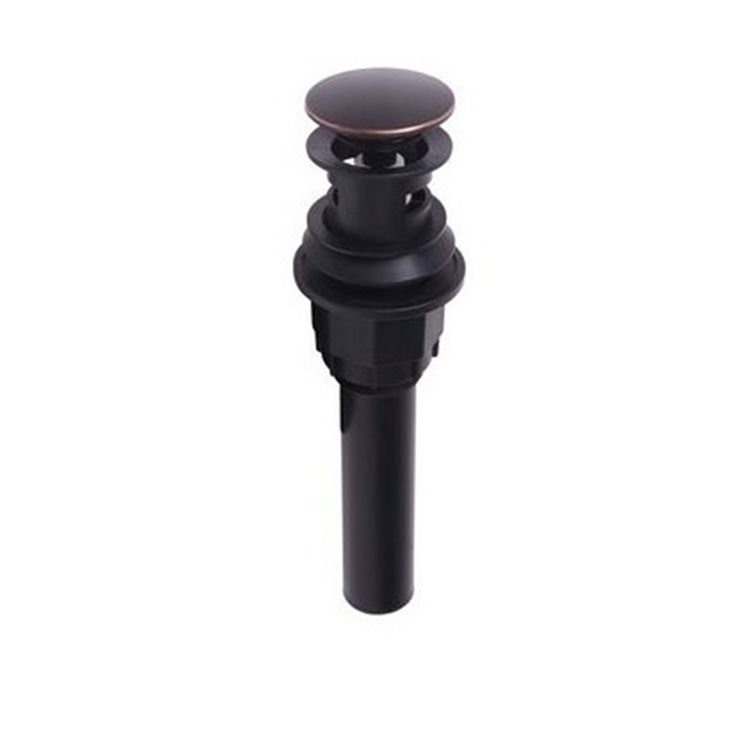 Ultra Faucets Metallic Pop-Up Drain Assembly with Overflow, Oil-Rubbed Bronze - UFP-1501