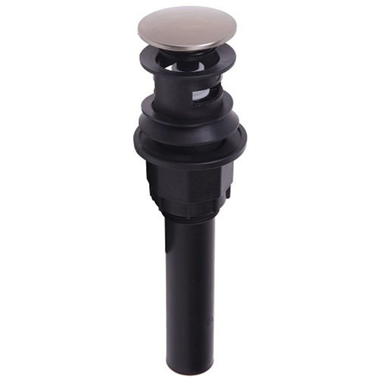 Ultra Faucets Metallic Pop-Up Drain Assembly, Less Overflow, Polished Chrome - UFP-1004