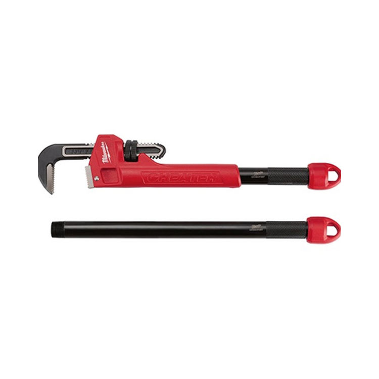 Milwaukee 48-22-7314 Cheater Adaptable Pipe Wrench, Ergonomic Handle