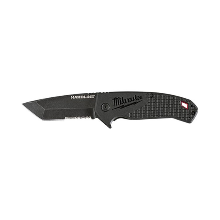 Milwaukee 48-22-1998 HARDLINE Serrated Blade Pocket Knife, 3"