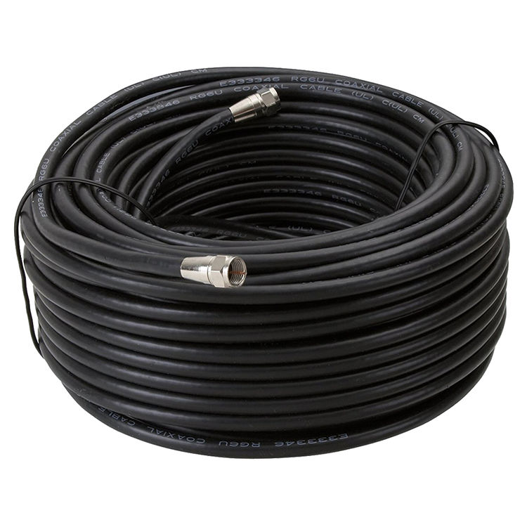 AmerTac Zenith VG110006B RG6 Coaxial Cable, 100 ft, PVC