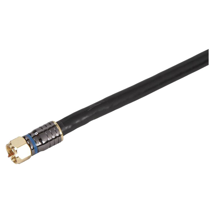 AmerTac Zenith VQ300306B RG6 Coaxial Cable, 3 ft