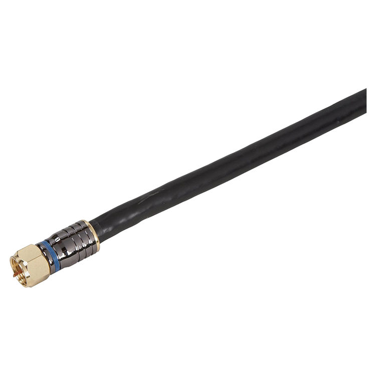 AmerTac Zenith VQ302506B RG6 Coaxial Cable, 25 ft