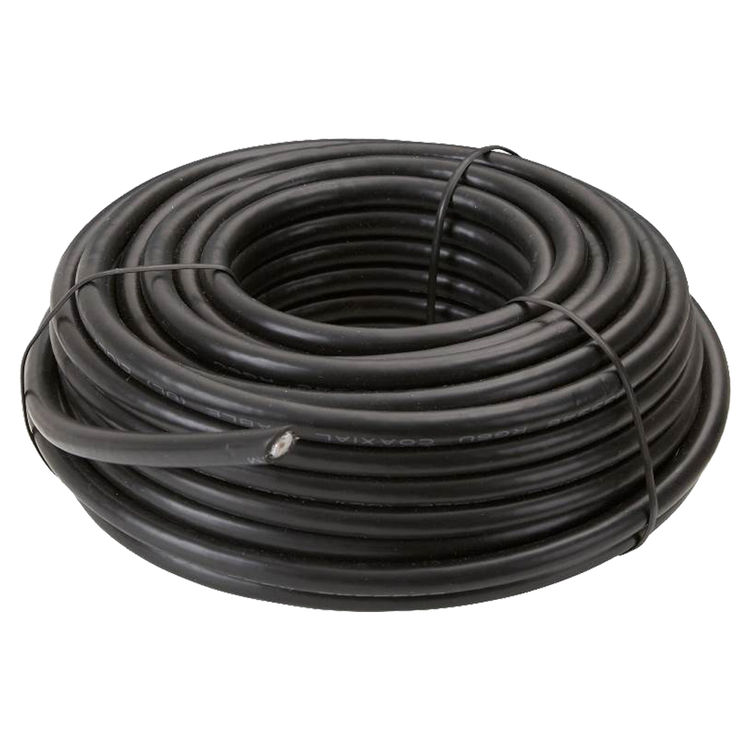 AmerTac Zenith VQ3050NEB RG6 Coaxial Cable, 50 ft, PVC