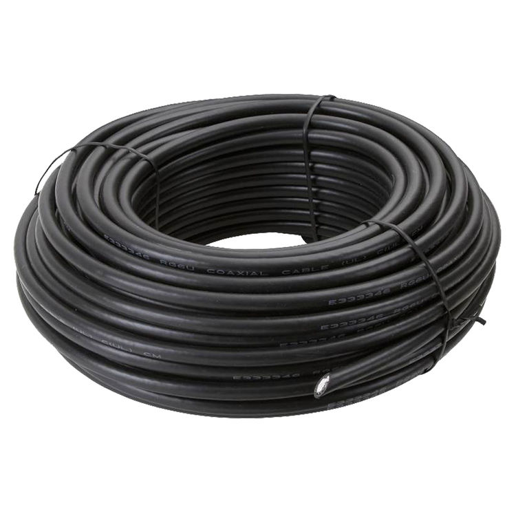 AmerTac Zenith VQ3100NEB RG6 Coaxial Cable, 100 ft, PVC