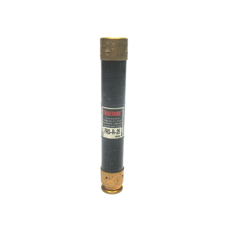 Cooper Bussmann Fusetron FRS-R Energy Efficient Non-Indicating Time Delay Fuse, 600 VAC/300 VDC, 25 A