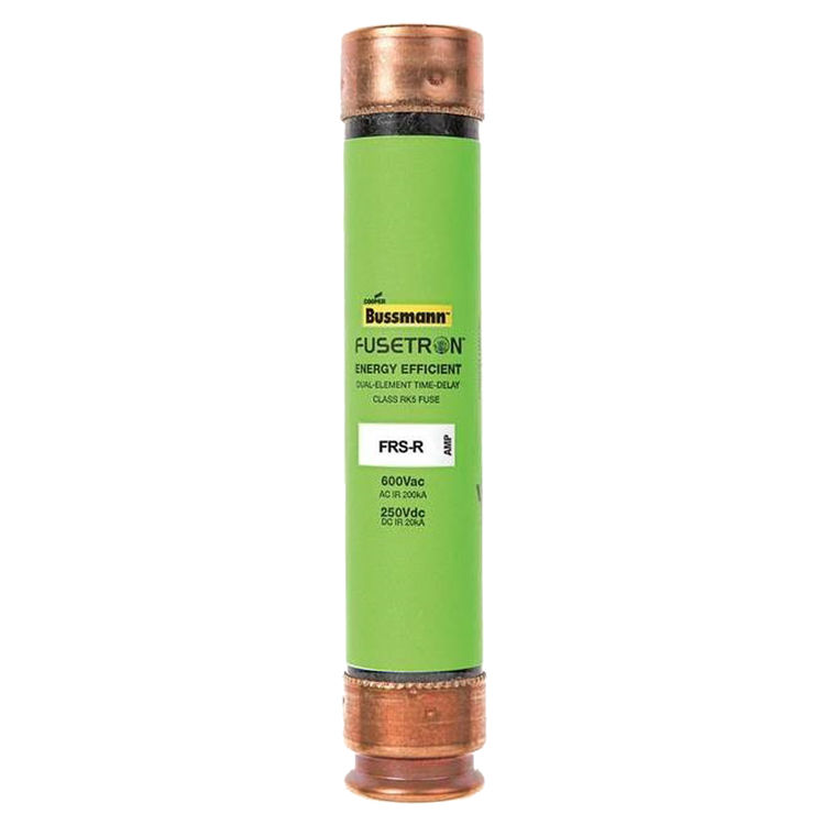 Cooper Bussmann Fusetron FRS-R Energy Efficient Non-Indicating Time Delay Fuse, 600 VAC/300 VDC, 30 A